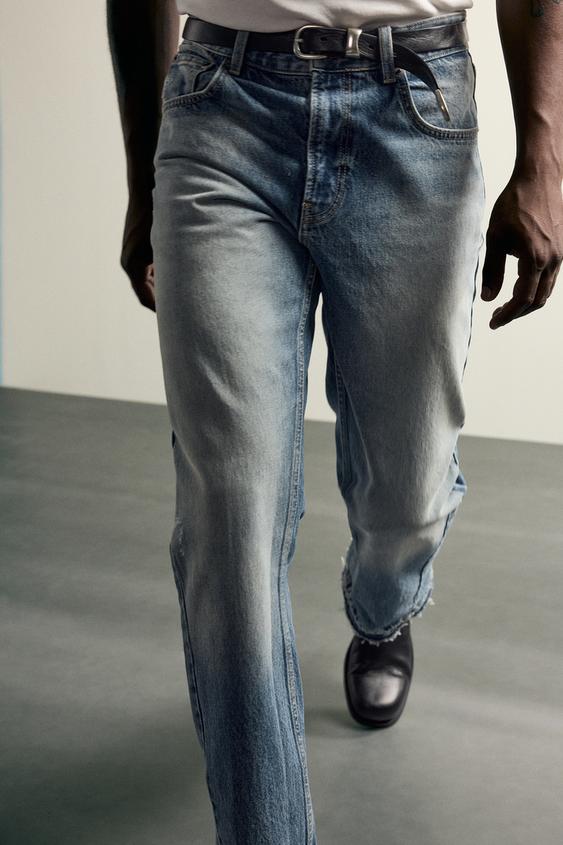 ZARA フレアフィットジーンズ ブラック EU42 JP32 swag FLARE FIT 