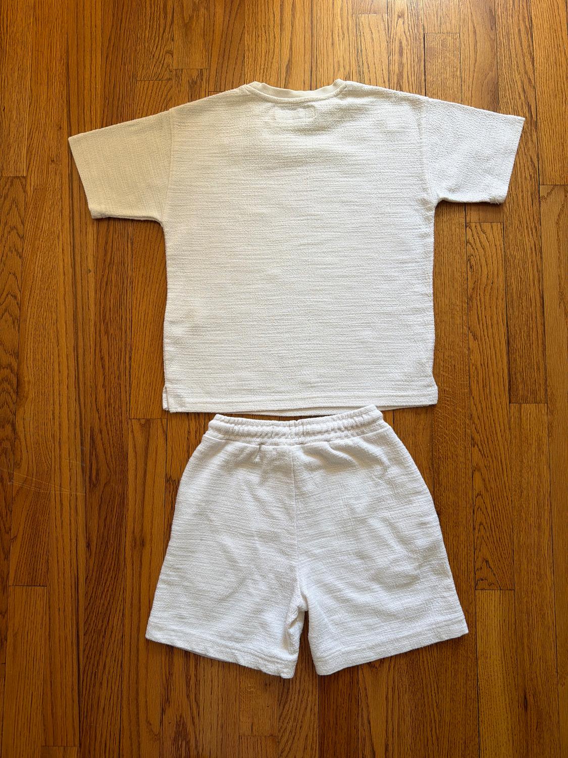 CONJUNTO FELPA CAMISETA Y BERMUDA TEXTURA - Image 3