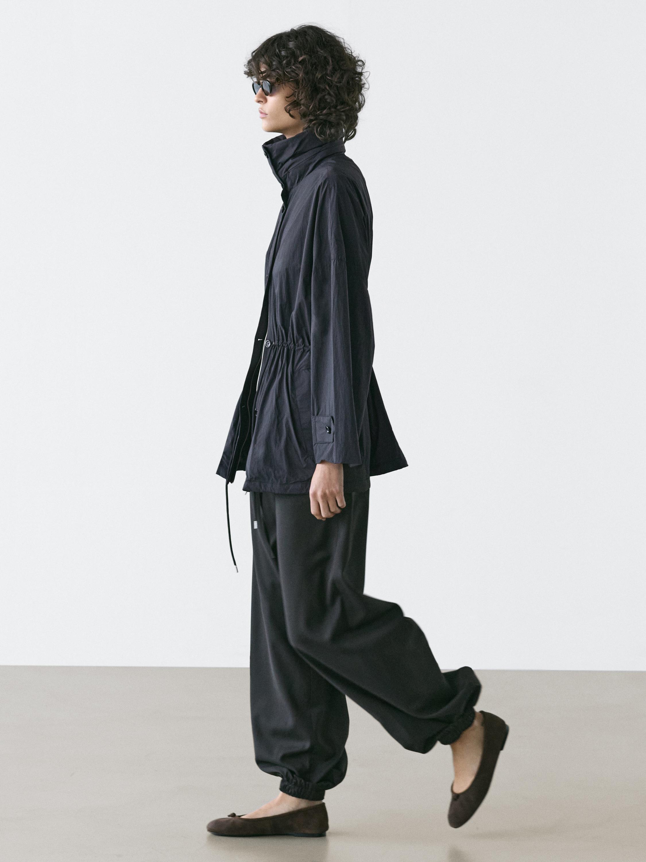 Parka en tissu technique