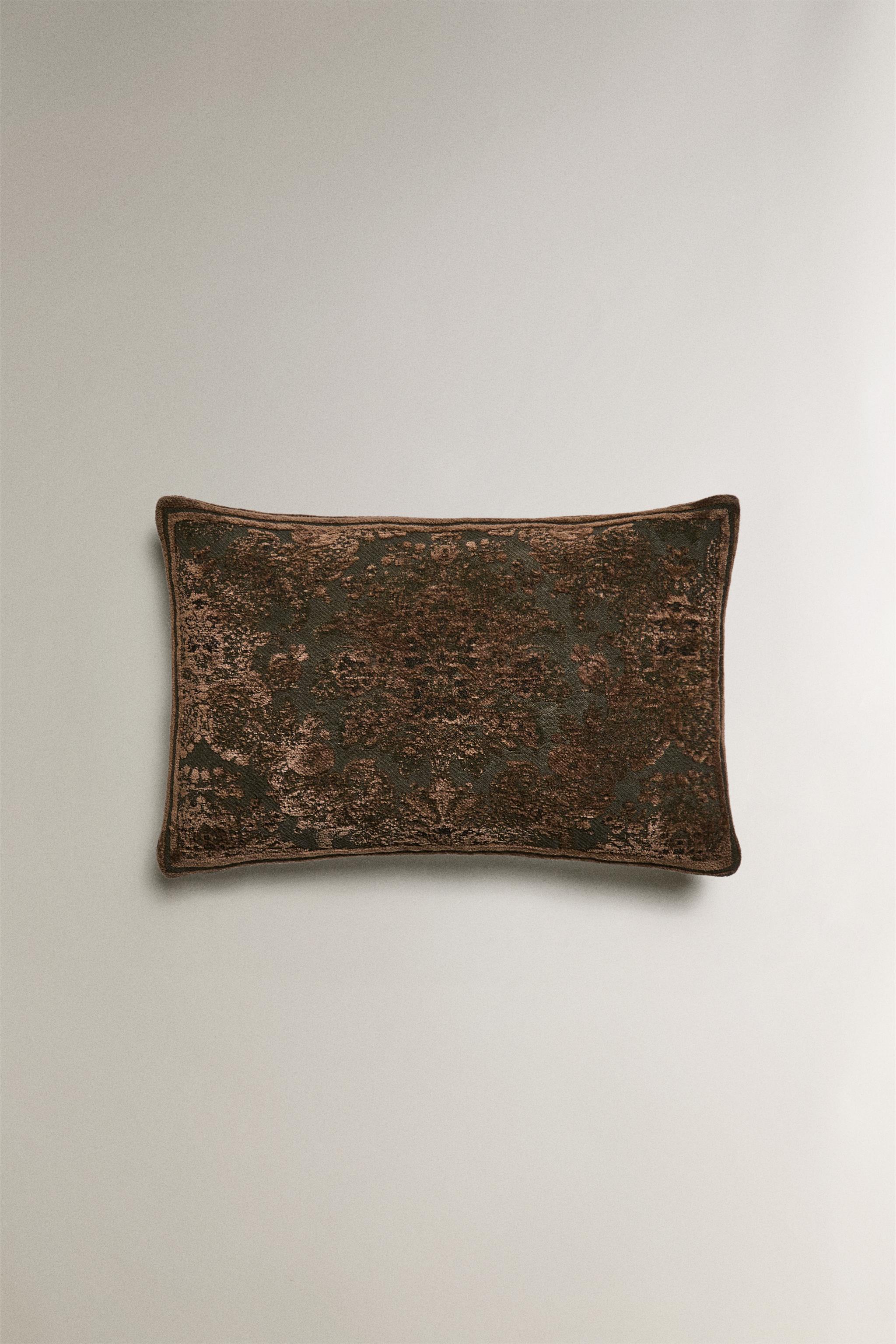 JACQUARD CHENILLE CUSHION COVER
