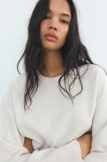 SUÉTER SOFT - Bege-vigoré da Zara