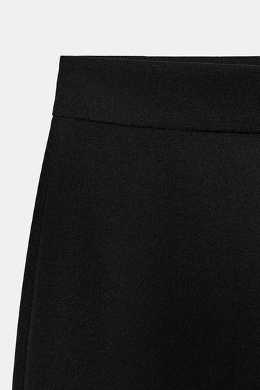 HIGH-WAIST STRAIGHT-LEG TROUSERS - Black by Zara - Image 6