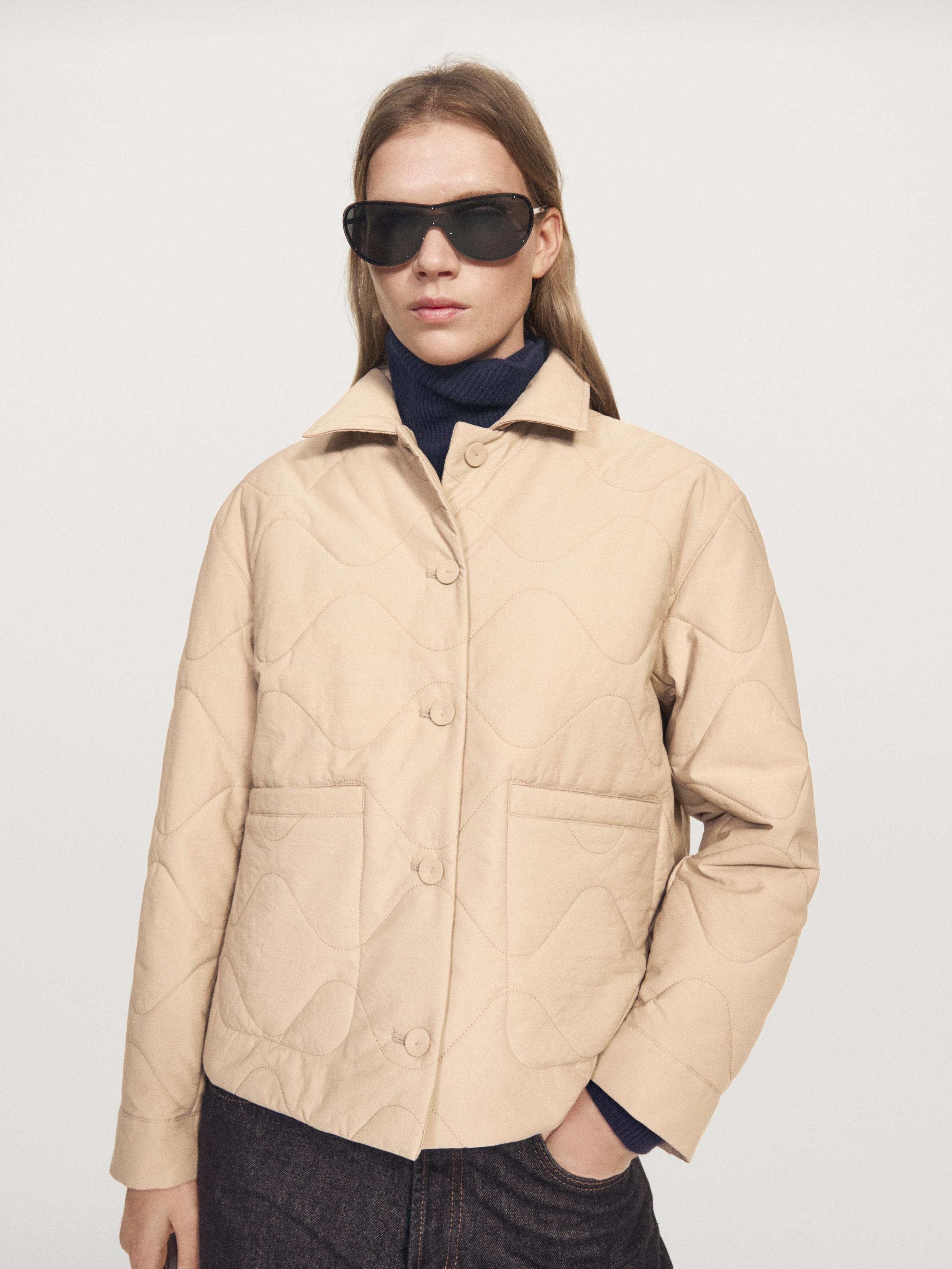 Jacket with seam details