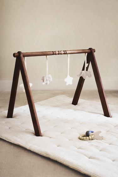 ASH WOOD BABY GYM - Dark brown by Zara