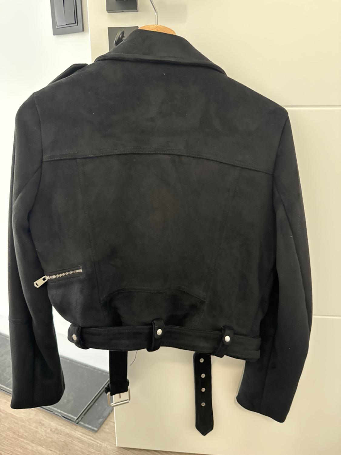 FAUX SUEDE BIKER JACKET - Image 2