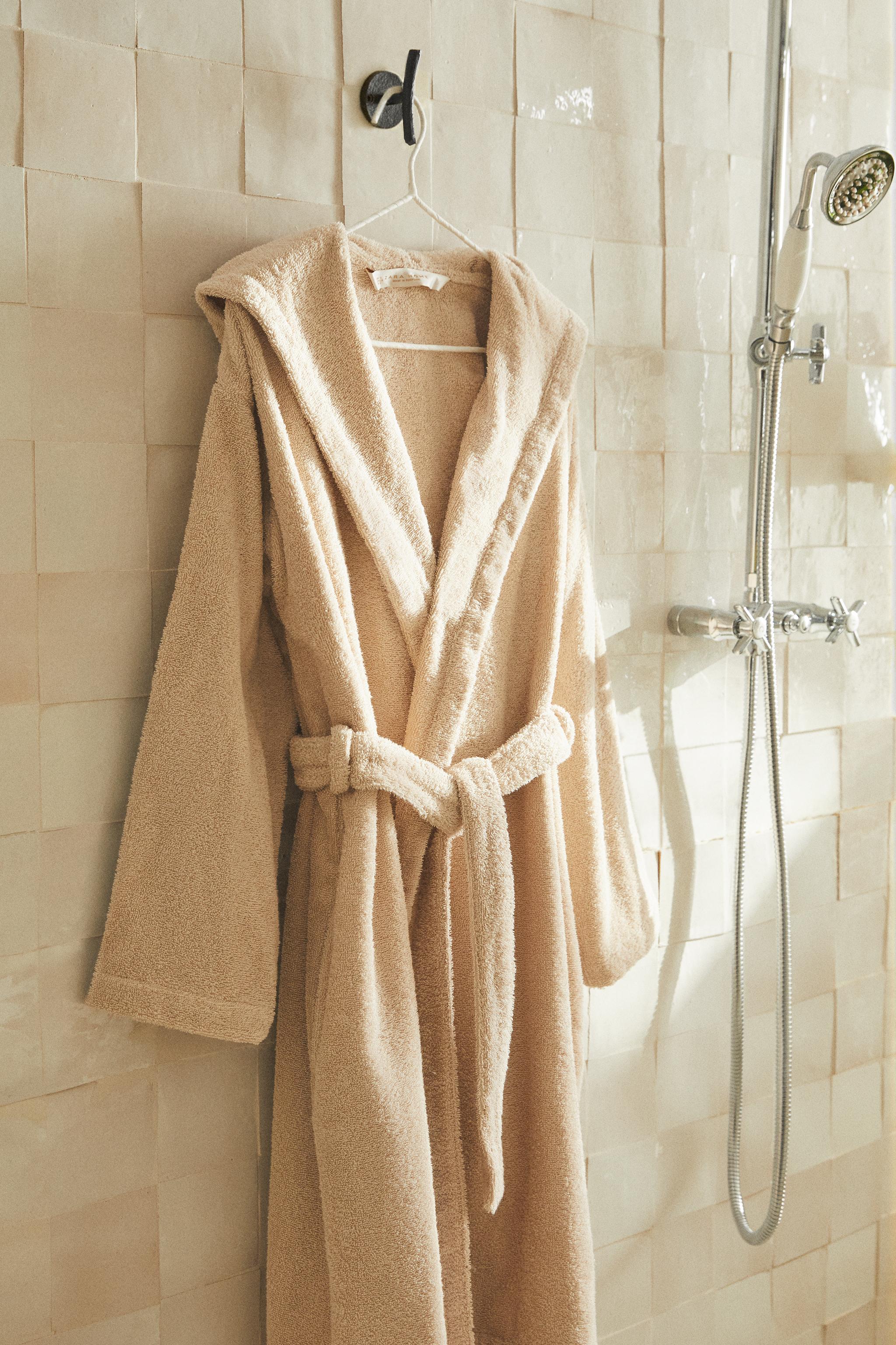 Robe Peignoir De Bain Femme Zara Home Peignoir Coton Zara Home