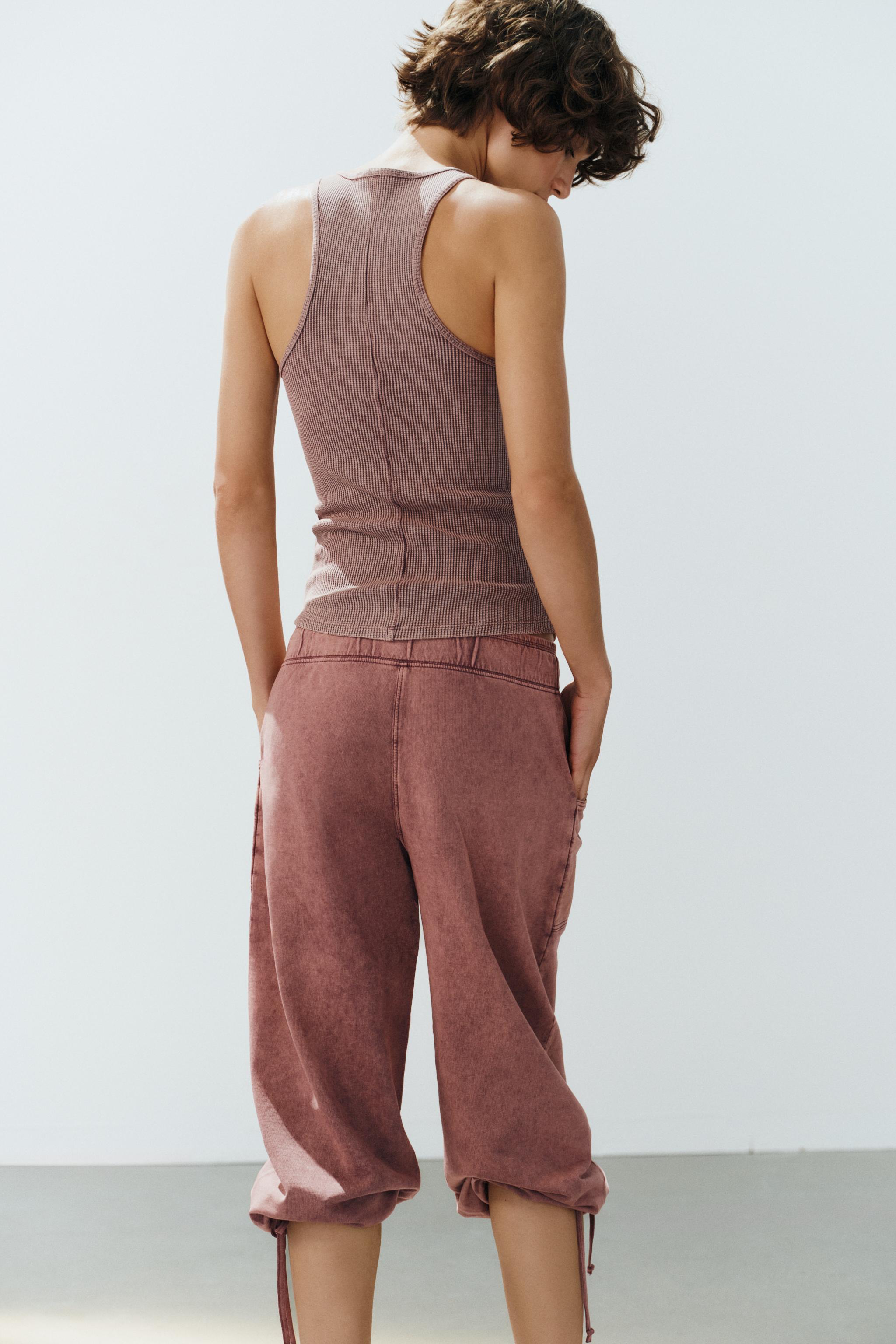 Женские шорты Zara WASHED EFFECT LONG BERMUDA SHORTS — фото 5