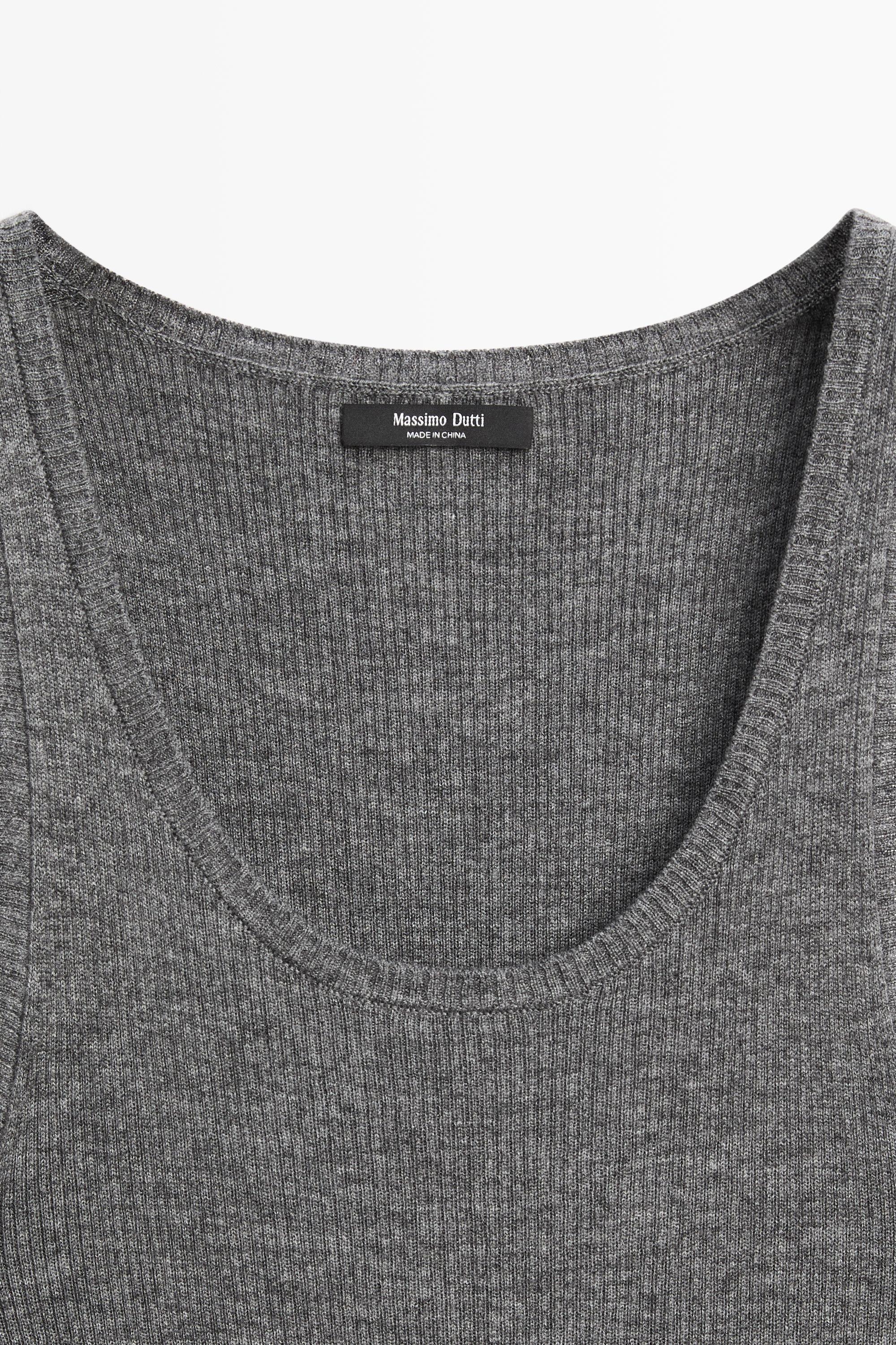 Ribbed knit top