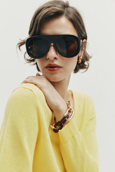 CONTRAST CHAIN LINK BRACELET - Golden by Zara