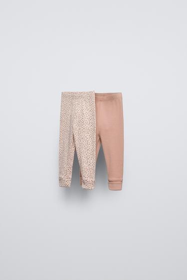 PACK DOS LEGGING RIB - Teja de Zara - Imagen 0