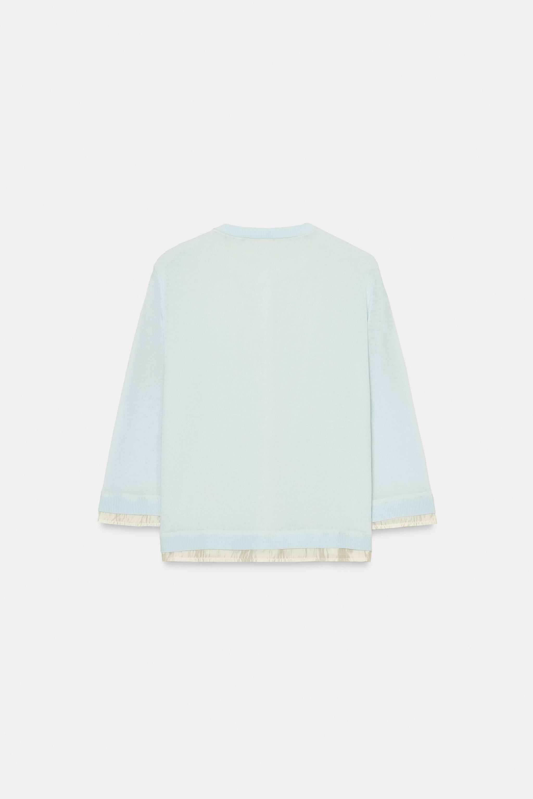 COMBINATION KNIT JACKET