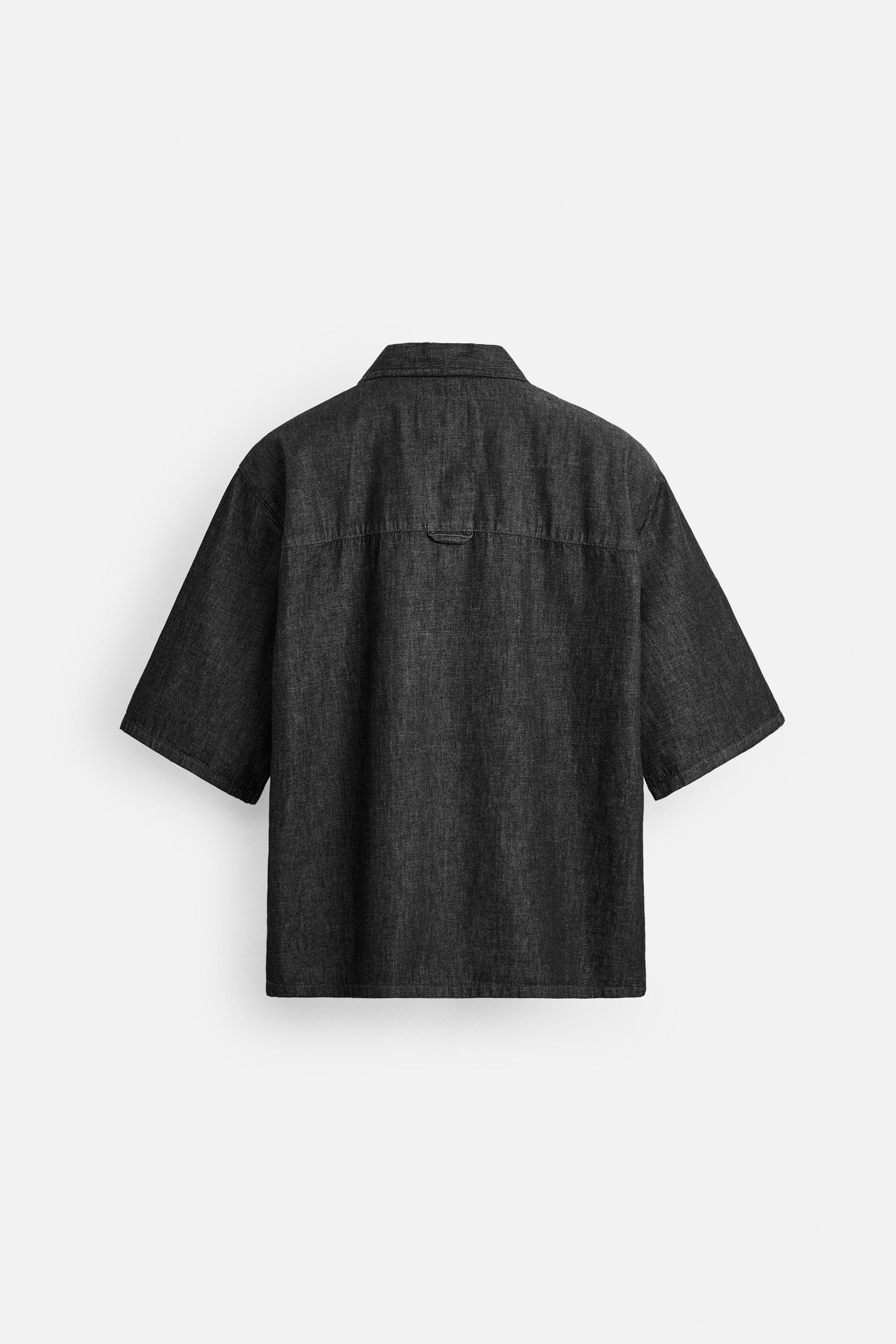 RELAXED FIT DENIM SHIRT