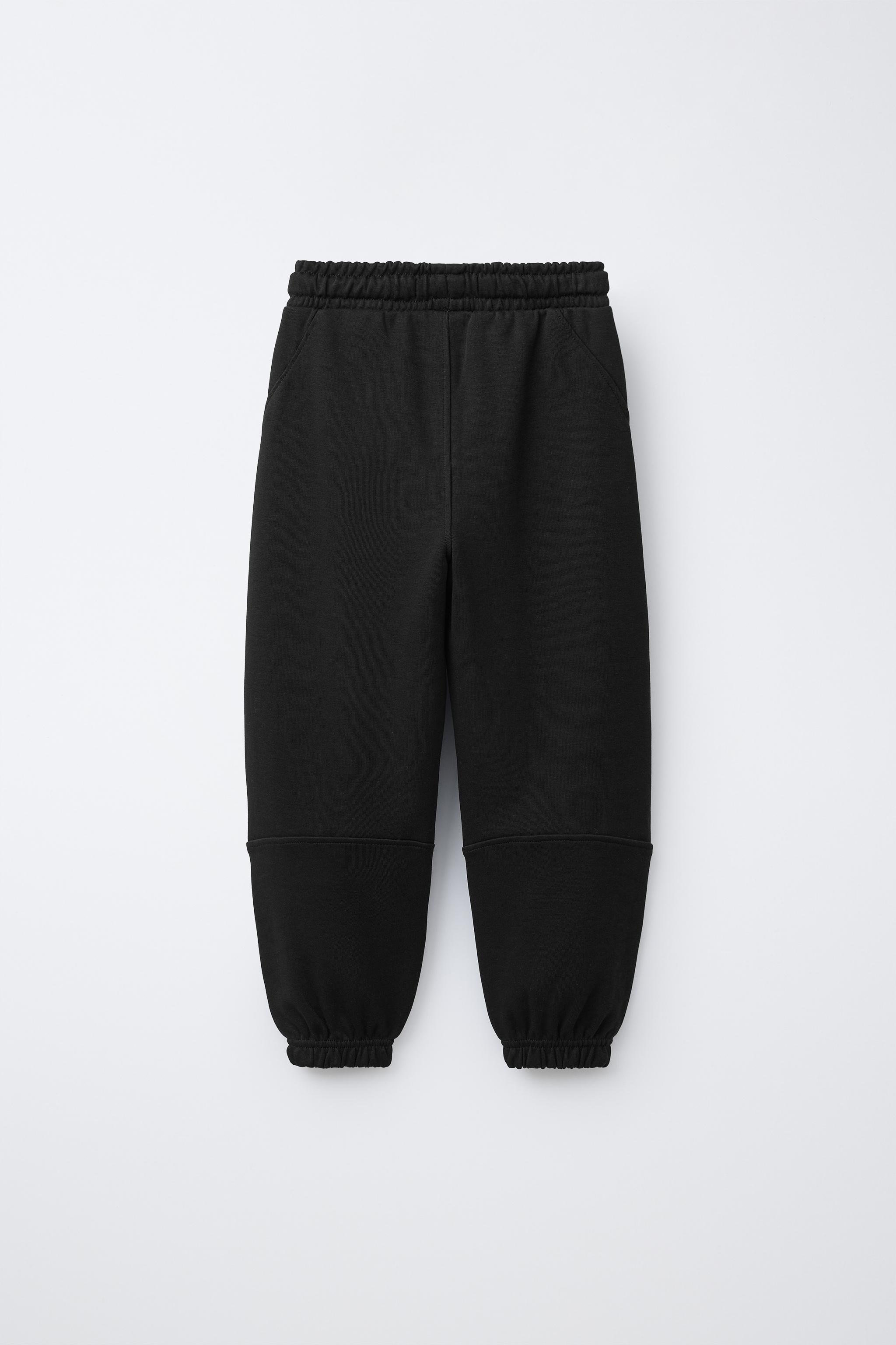 CONTRASTING PIQUÉ BALLOON PANTS