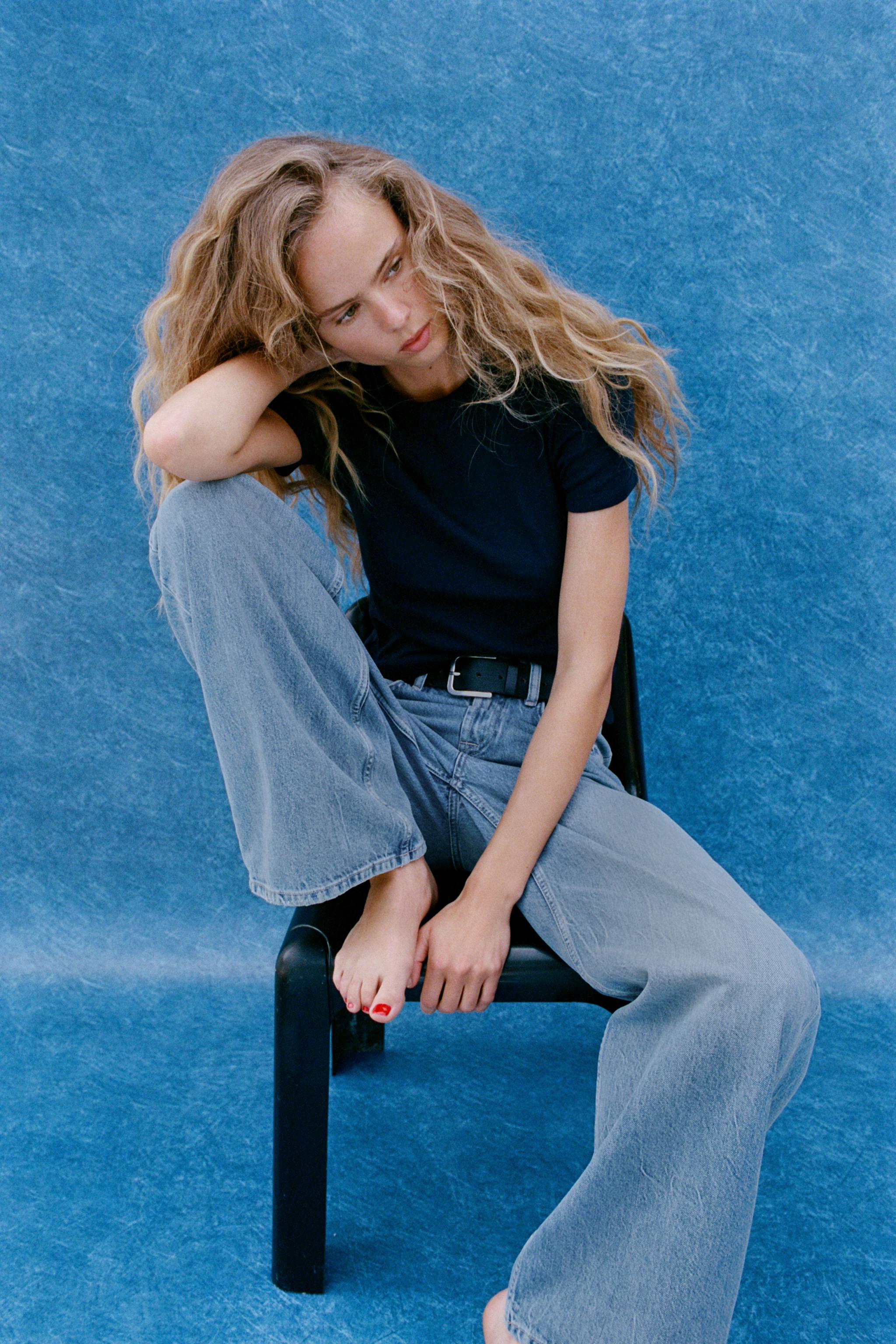 レディースクロップ丈Tシャツ | ZARA 日本