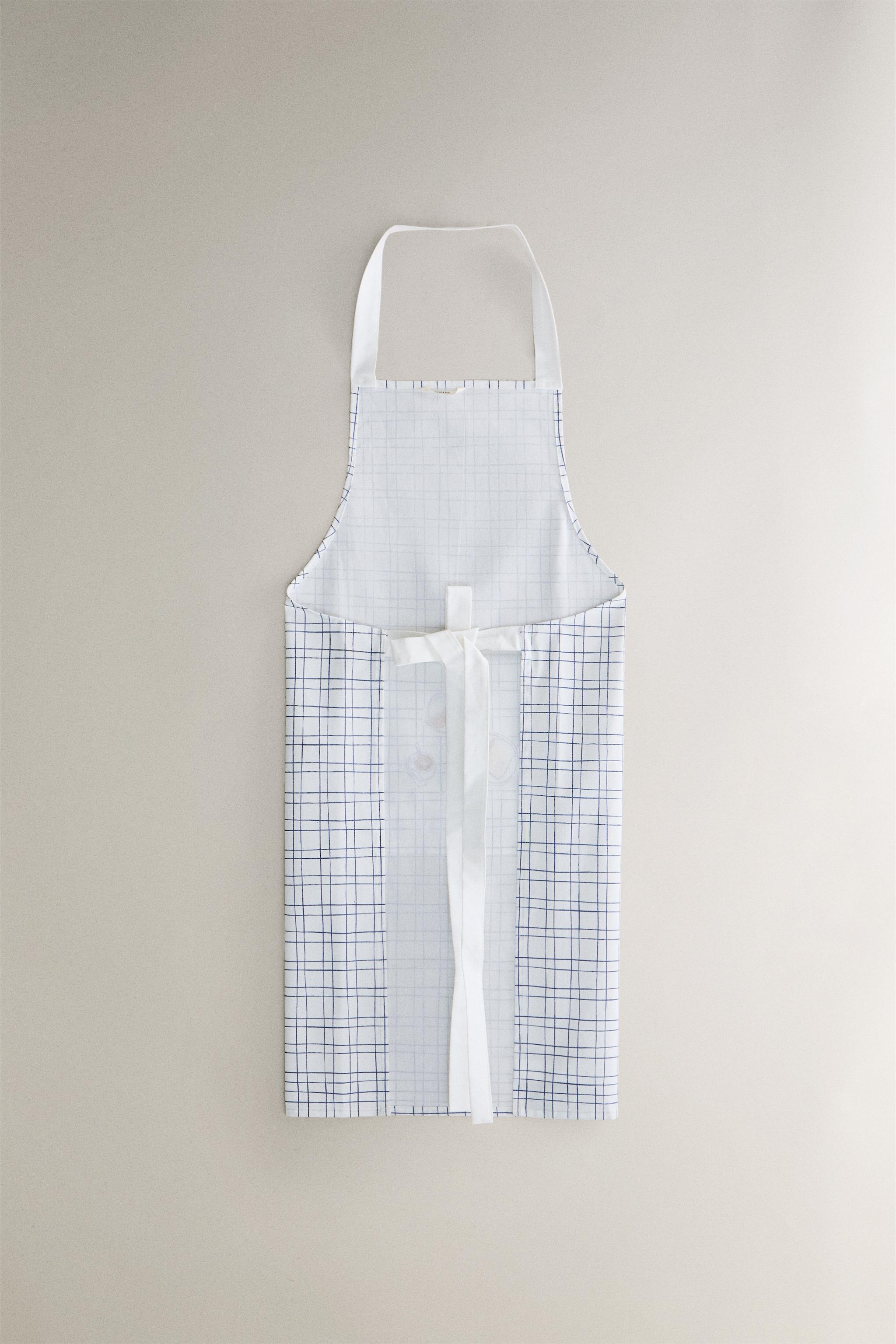 朝食 プリント 樹脂 エプロン - ホワイト | ZARA Japan / 日本