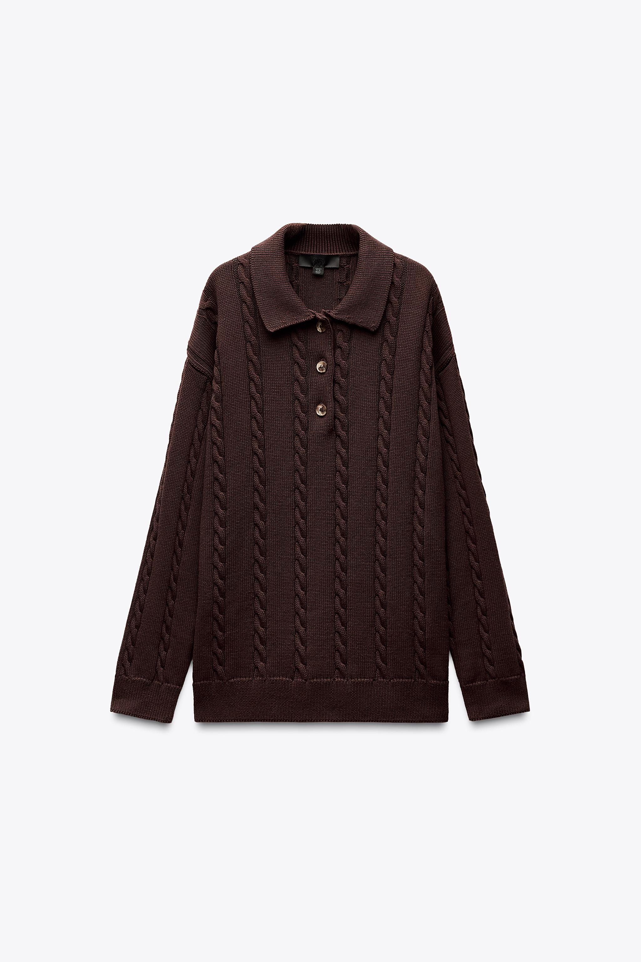 PULL POLO EN POINT DE CABLE