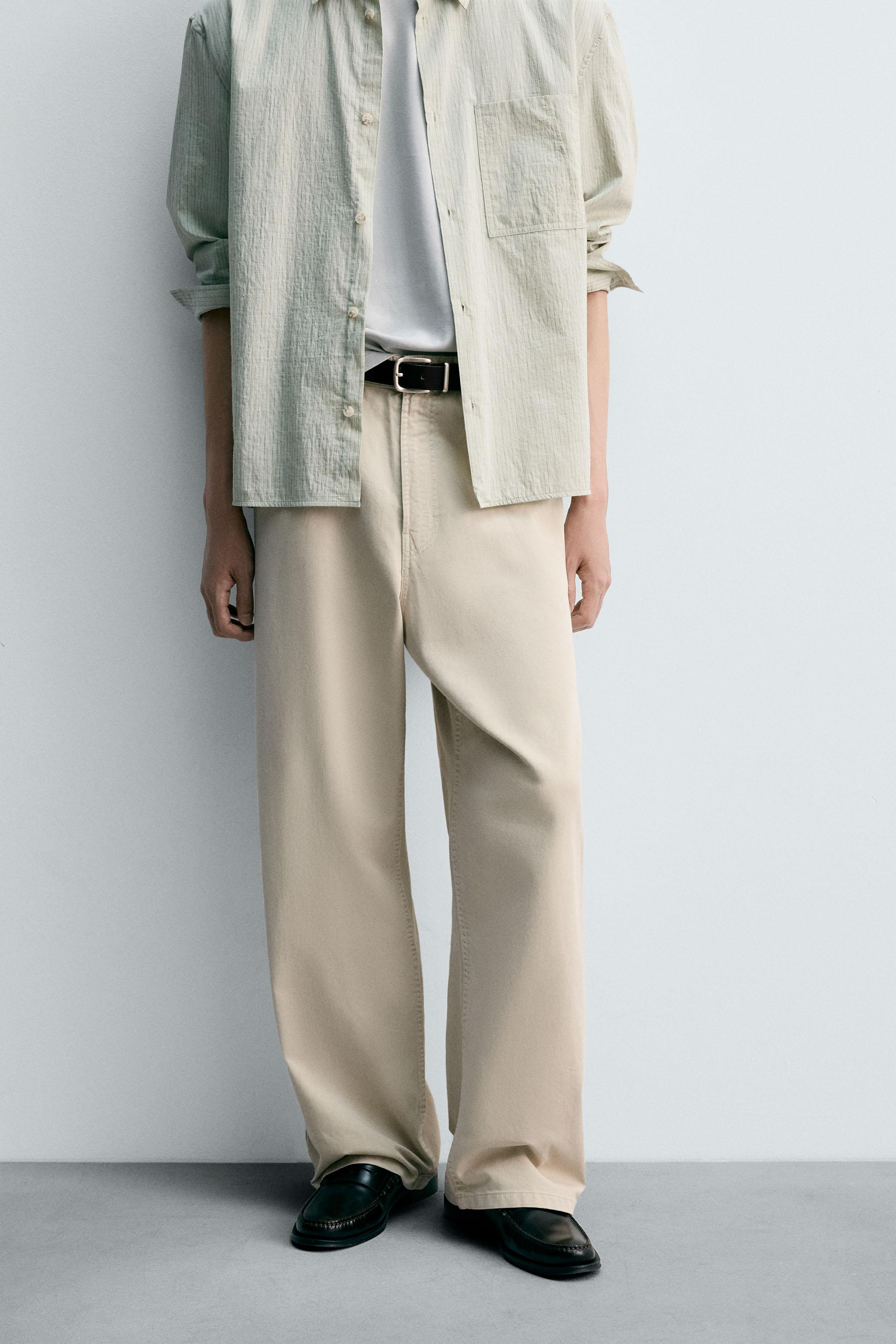 メンズジーンズ ワイドレッグ | ZARA 日本