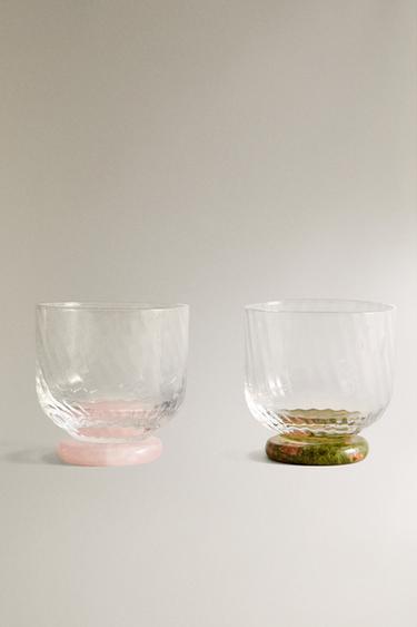 Zara MARBLE SHOT GLASS SET - 透明 - 圖片 0