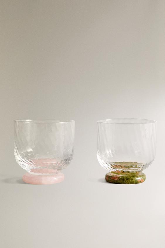 MARBLE SHOT GLASS SET - Transparent by Zara - Image 0