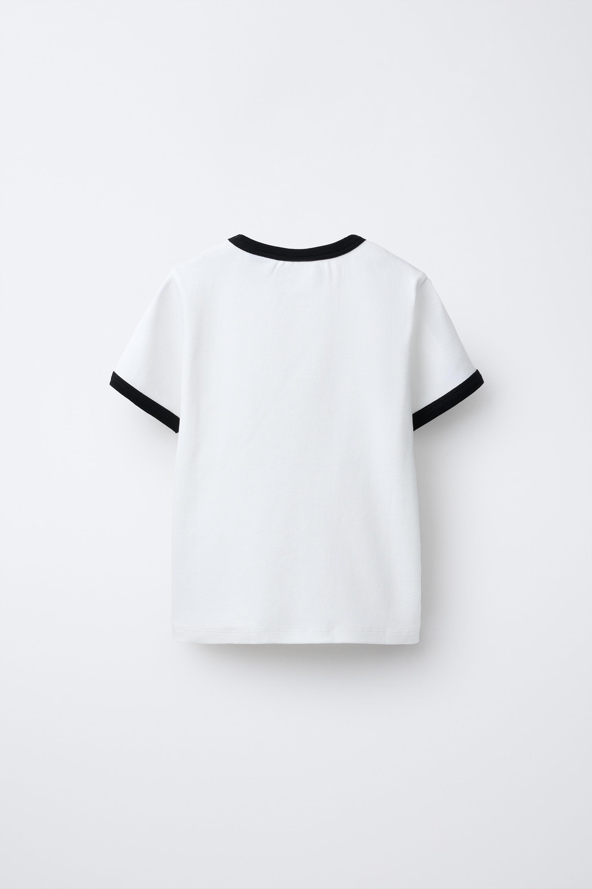 T-SHIRT CONTRASTE MICKEY ET MINNIE MOUSE © DISNEY