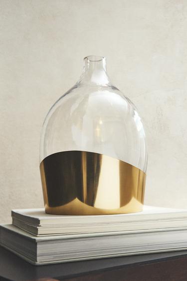 HAMMERED GLASS LANTERN - Golden by Zara - Image 5