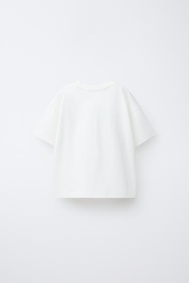SNOOPY PEANUTS™ EMBROIDERED PRINT T-SHIRT - White by Zara - Image 1