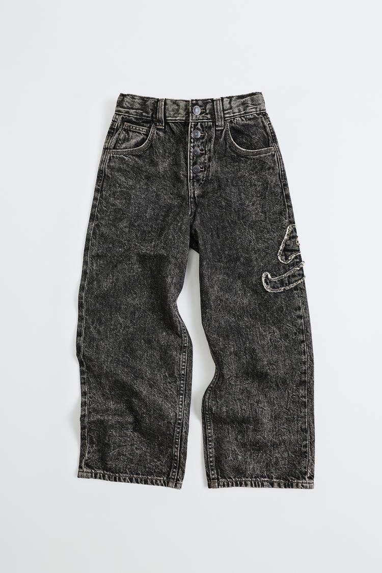 JEANS WIDE LEG BOTONES