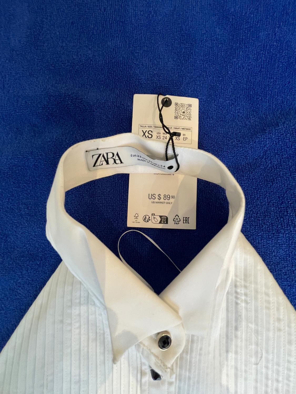 ZW COLLECTION HALTER TOP WITH TUXEDO COLLAR - Image 3