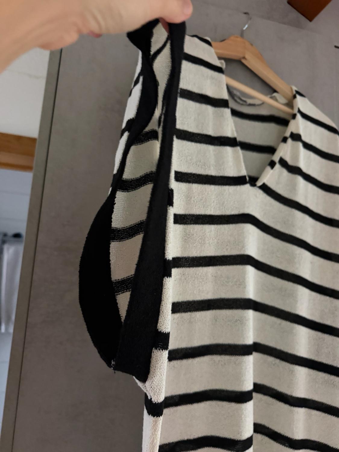 RUSTIC STRIPED TUNIC DRESS - Image 3