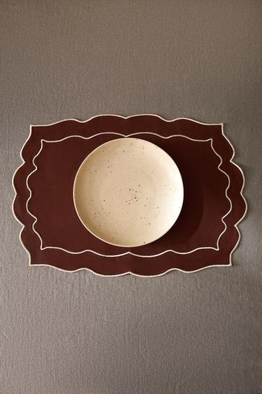SCALLOPED PLACEMAT - Terracotta by Zara - Image 5
