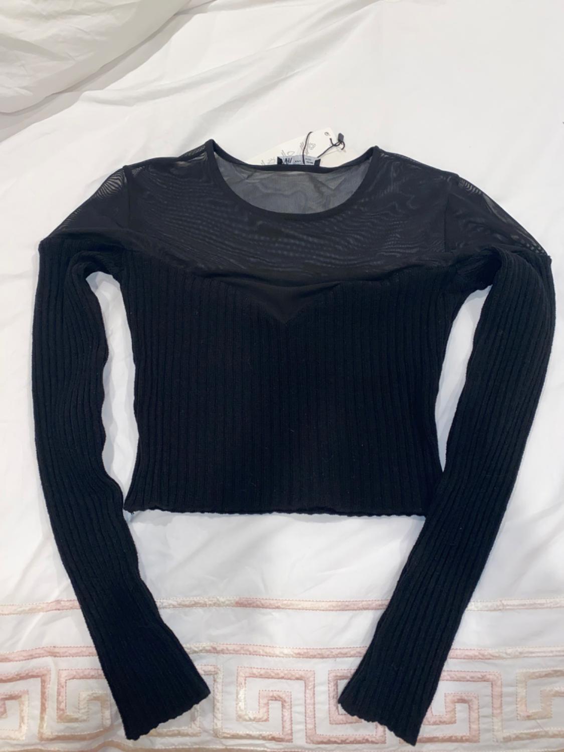 TOP CROP RIB TUL