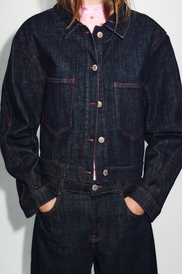 BLOUSON Z1975 ÉPAULETTES - Bleu de Zara - Image 1