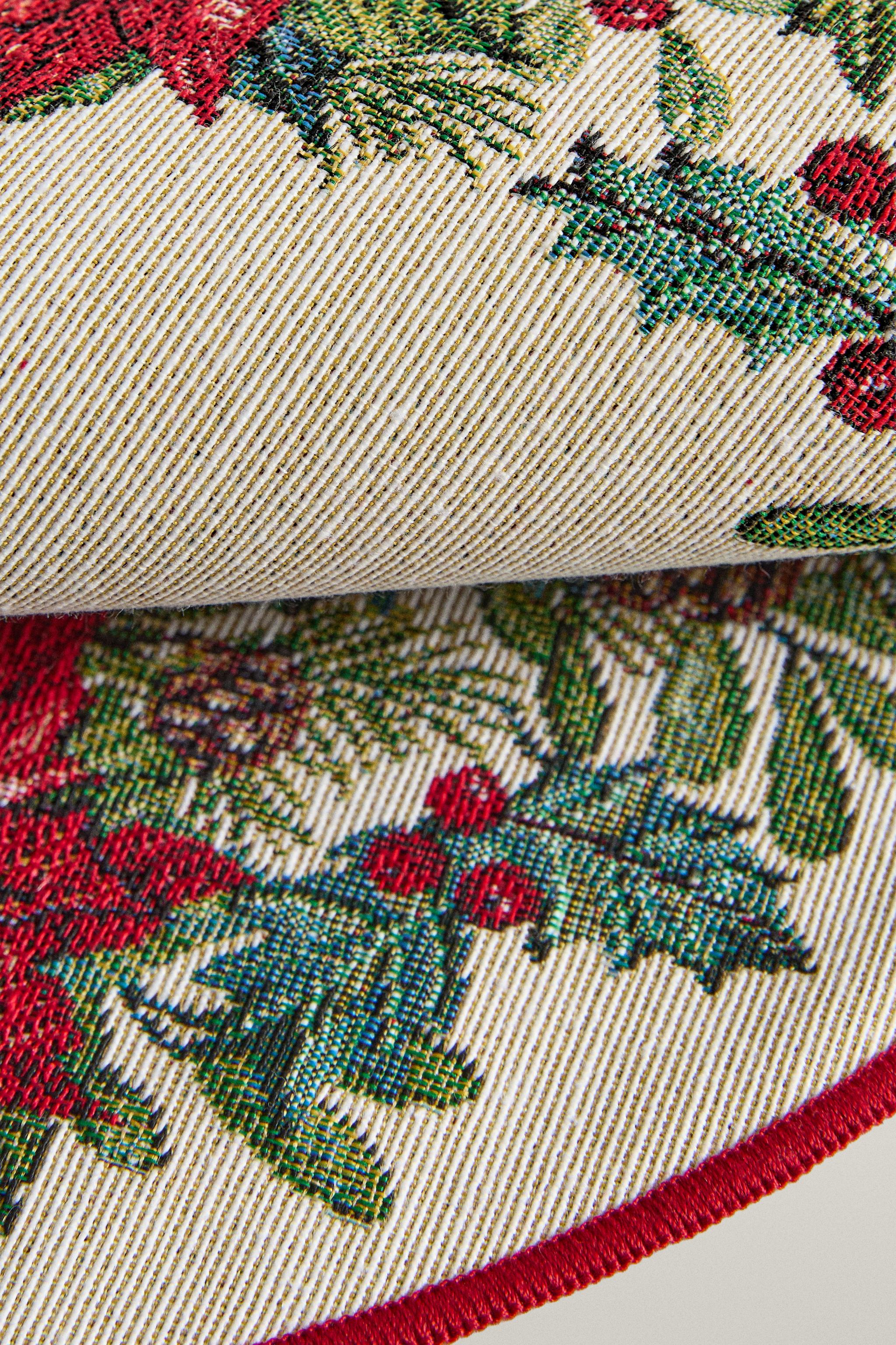 FLORAL CHRISTMAS JACQUARD PLACEMAT