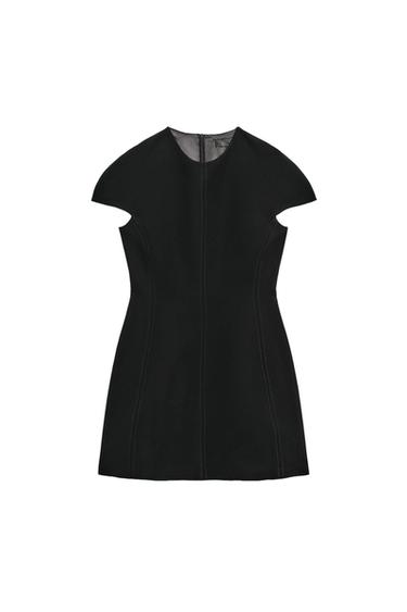 ZW COLLECTION MINI DRESS — Black 3