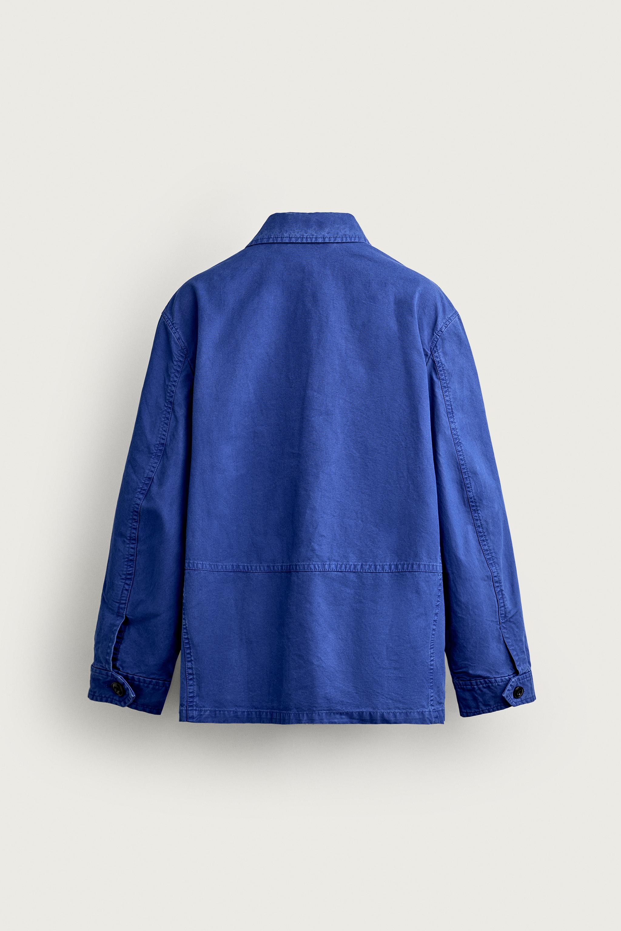 Мужские куртки Zara RELAXED-FIT UTILITY POCKET JACKET — фото 8