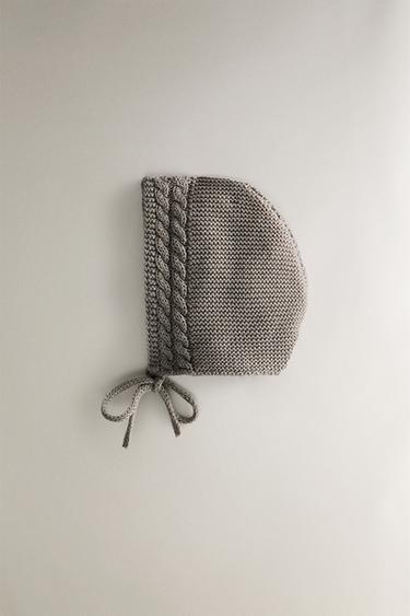 BONNET BÉBÉ TRICOT - Gris foncé de Zara - Image 0