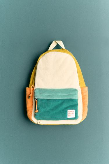 Zara TOWEL BACKPACK - Ice