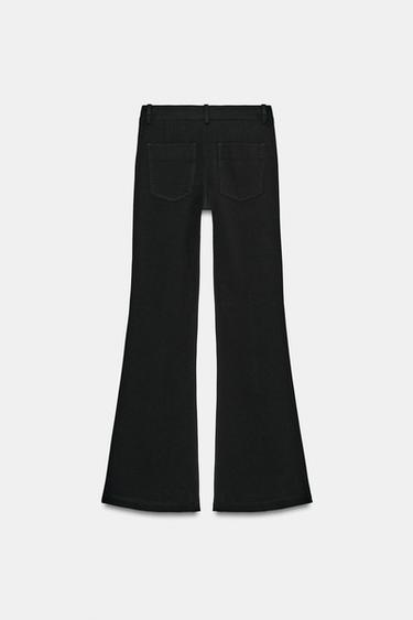 Z.06 FLARE FIT HIGH-WAIST FULL LENGTH JEANS - Black by Zara