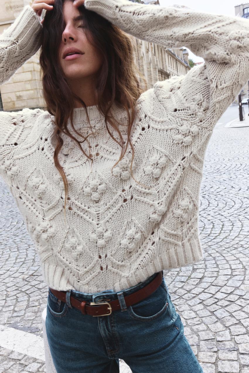 Women´s Cable Knit Sweater | Explore our New Arrivals | ZARA 