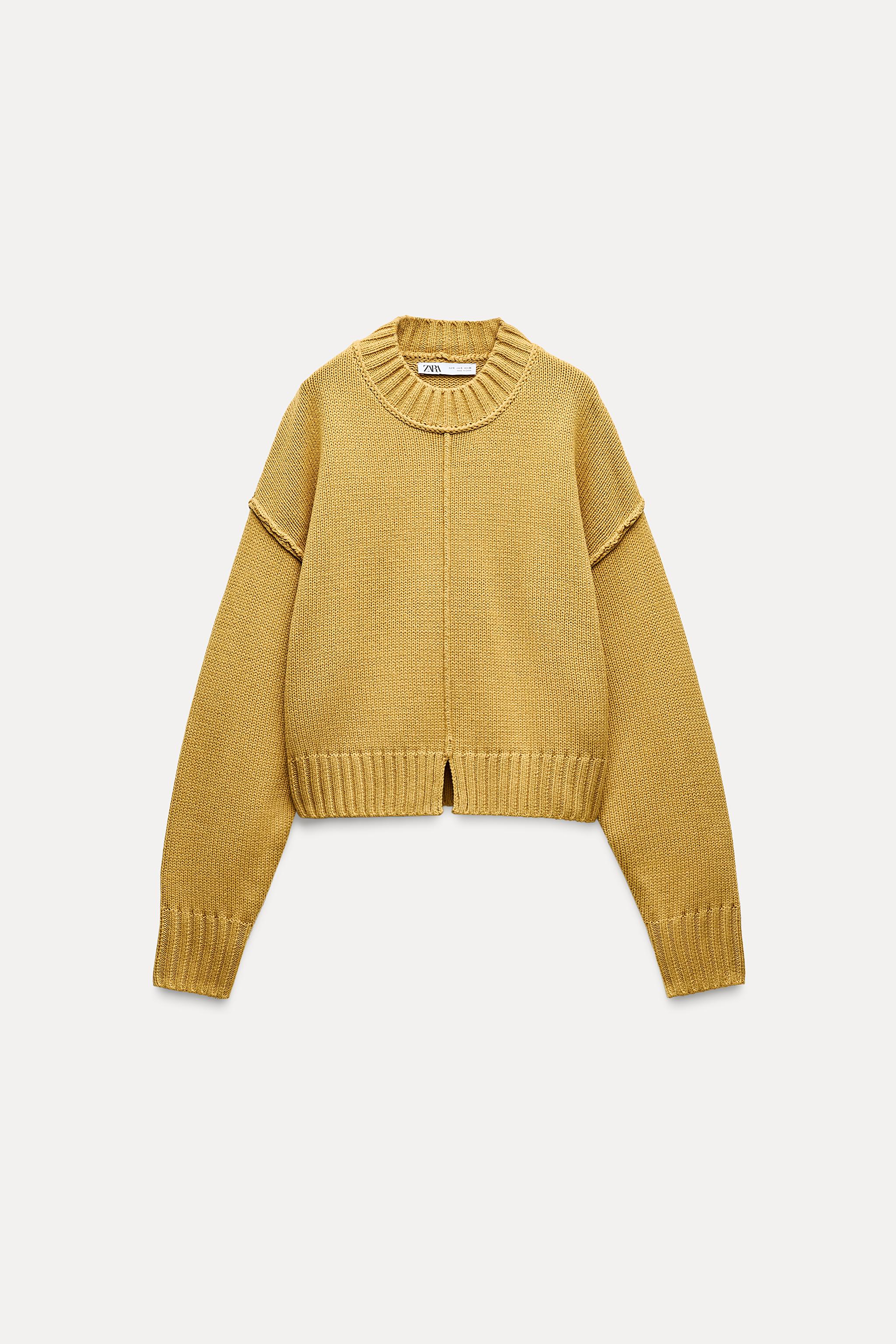 Women s Yellow Sweaters ZARA United States