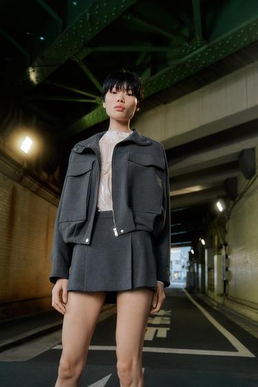 SHINY SATIN BLOUSE - Vanilla by Zara