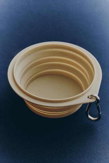 COMEDERO PLEGABLE SILICONA MASCOTAS - Crudo de Zara