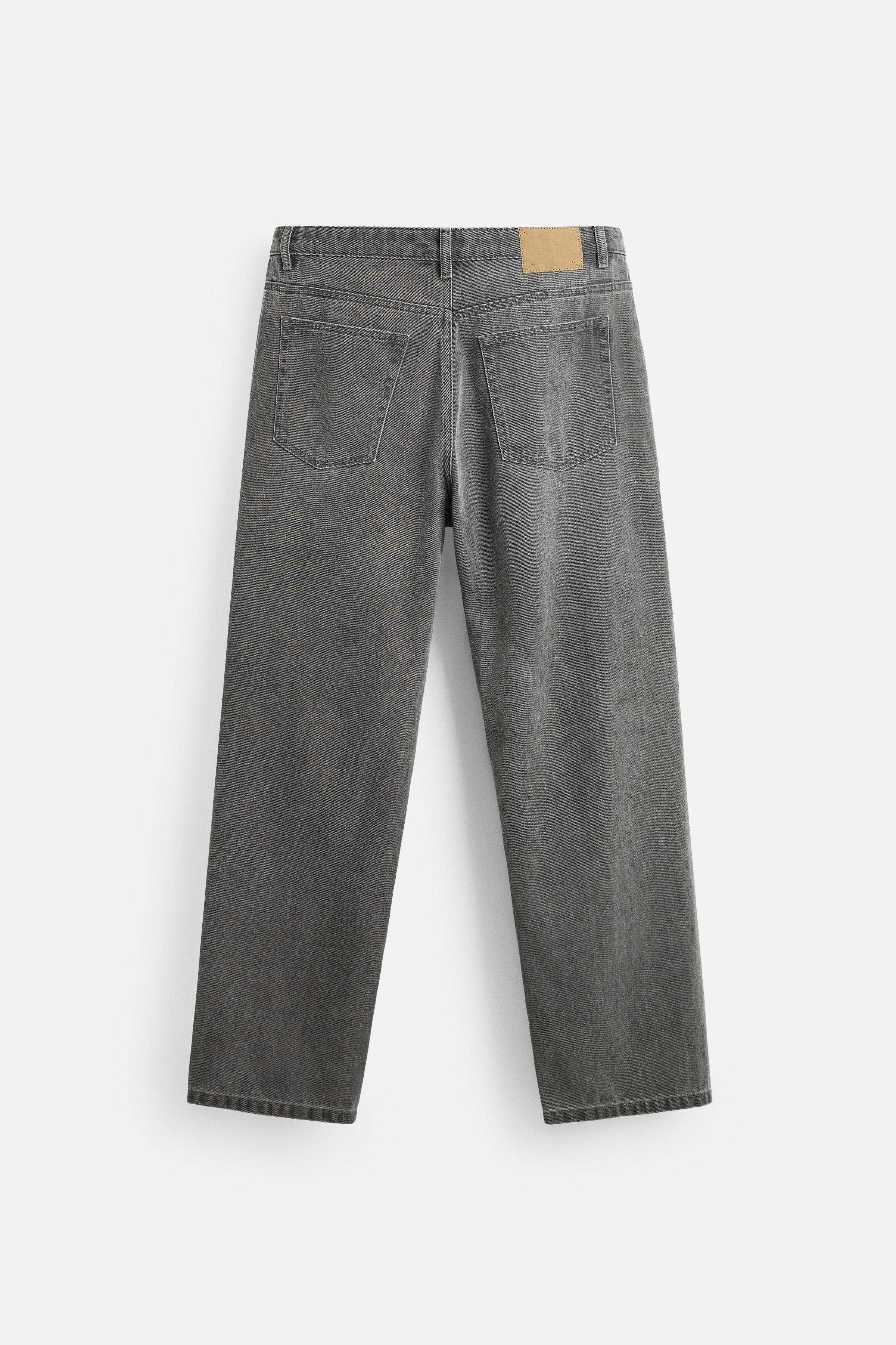SLIM FIT デニムパンツ - グレー | ZARA Japan / 日本