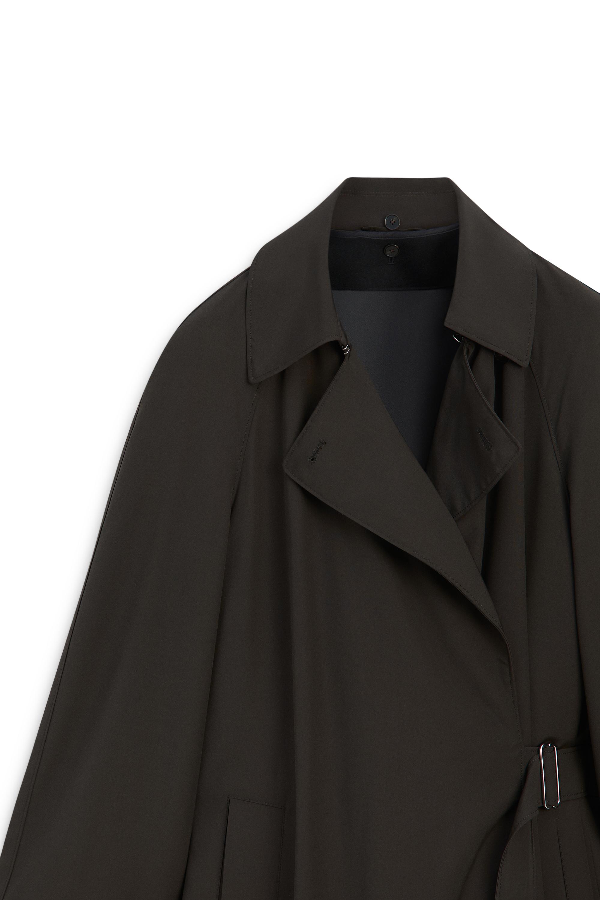 Fluid trench coat with lapel detail - LIMITED EDITION