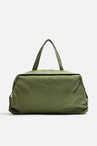 BOLSO DE VIAJE TÉCNICO - Verde Caqui de Zara