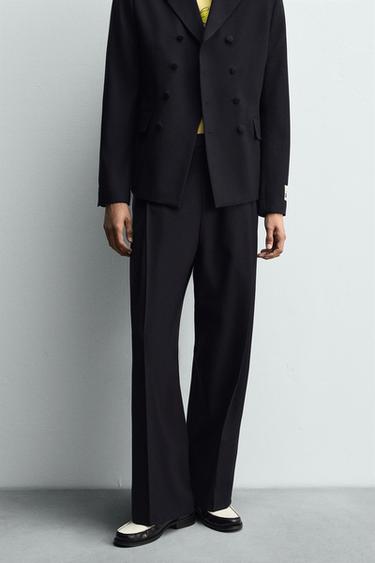 PLEATED SUIT TROUSERS HARRY LAMBERT FOR ZARA X DISNEY - Navy blue by Zara