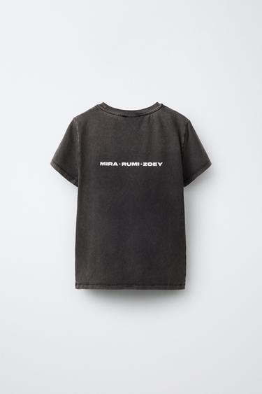 KPOP DEMON HUNTERS™ NETFLIX © PRINTED T-SHIRT - Anthracite grey by Zara - Image 1