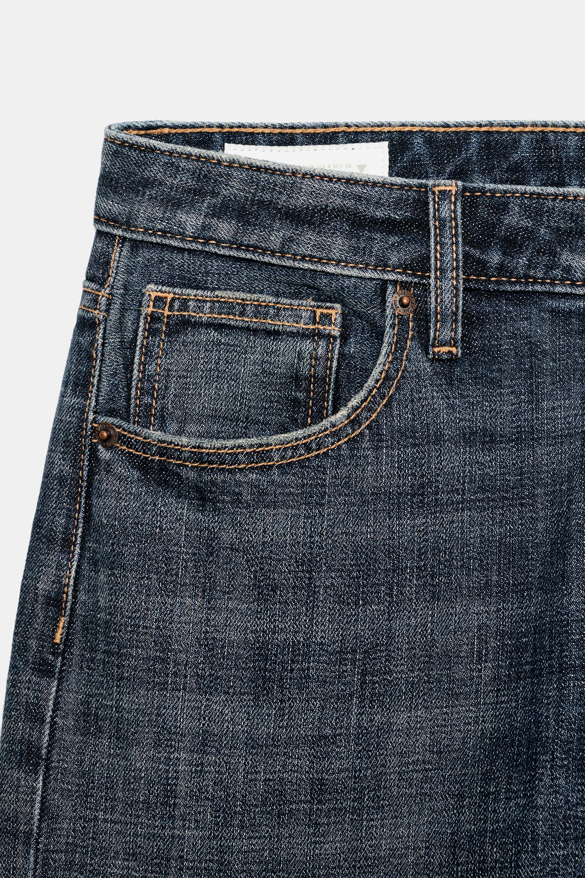 TRF FOLDED LOW-RISE JEANS