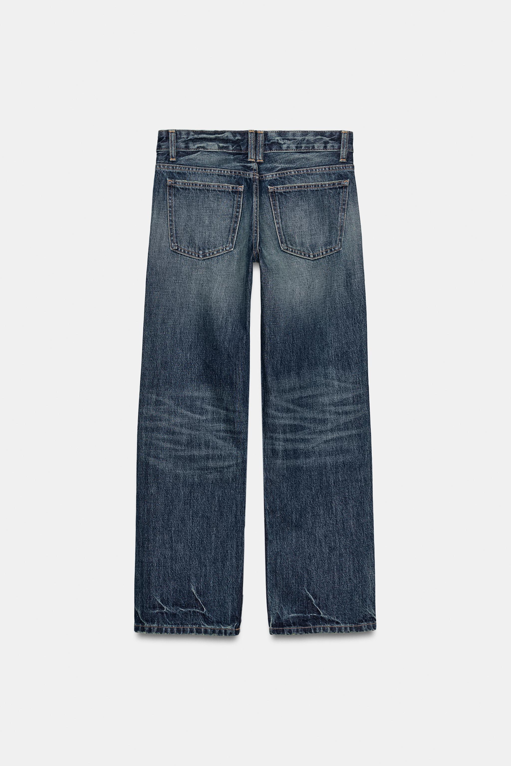 TRF LOW RISE STRAIGHT JEANS