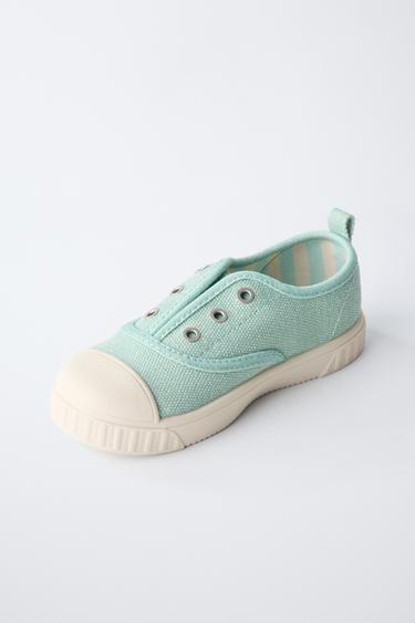 BASIC SNEAKERS - Green by Zara - Image 2